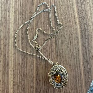Avon Vintage perfume locket pin